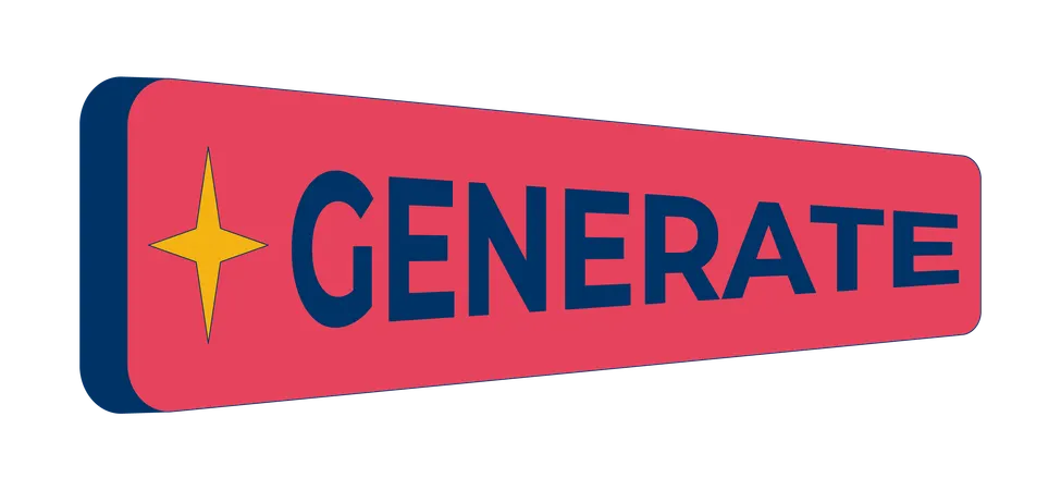 Bouton Générer Ai  Illustration