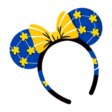 Bow Headband  Illustration