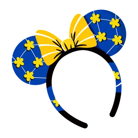 Bow Headband  Illustration