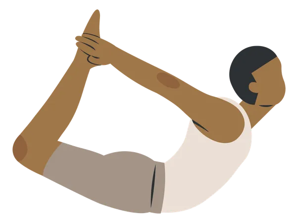 Bow Yoga  Illustration