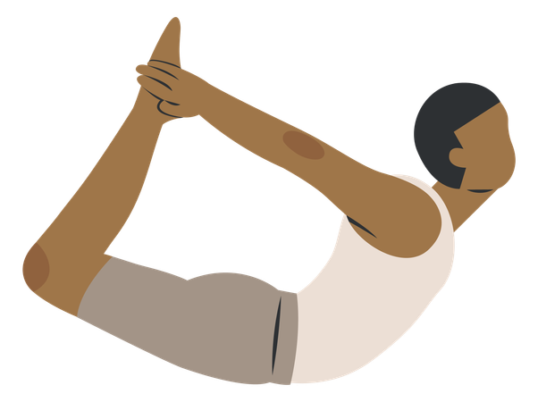 Bow Yoga  Illustration