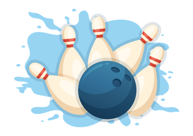 Bowling Game Illustration