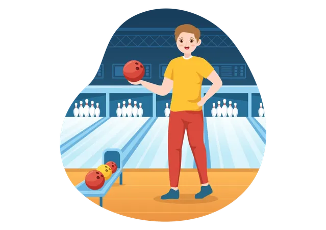 Bowling Game Illustration