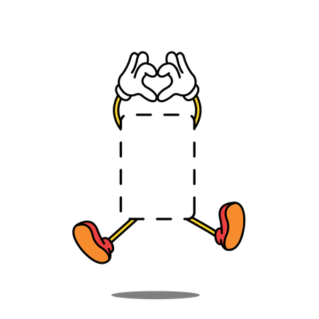 Box Empty jump  Illustration