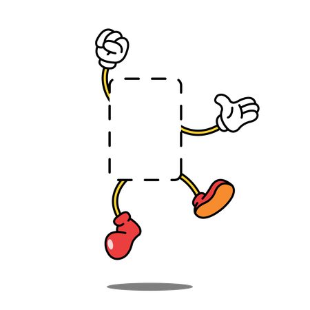 Box Empty jumping  Illustration