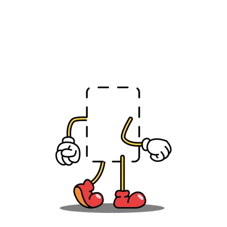 Box Empty Walk  Illustration