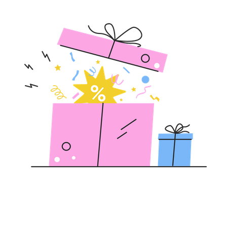 Geschenkbox  Illustration