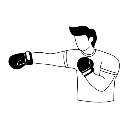 Boxe  Ilustração