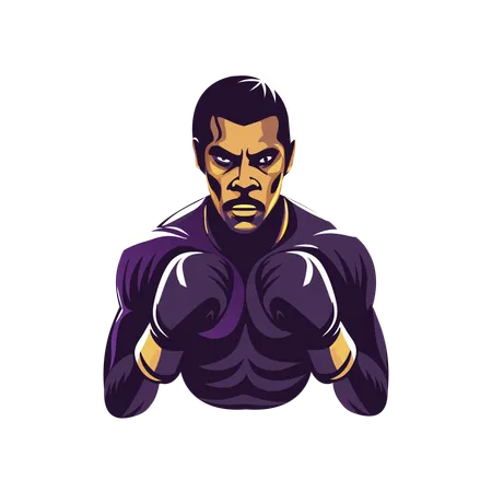 Boxer Man  Illustration