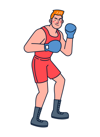 Boxeur  Illustration