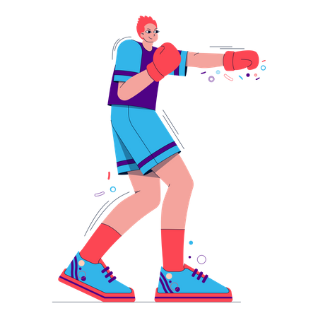 Boxeur  Illustration