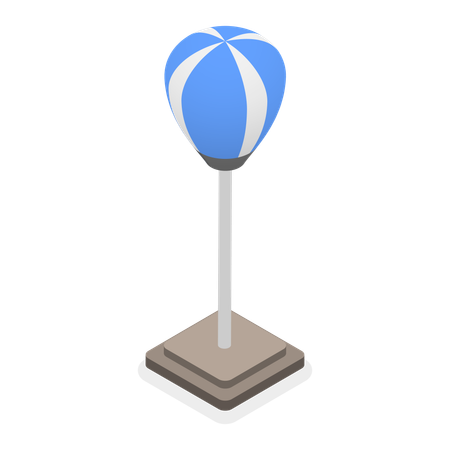 Boxing Equipment Items  Illustration