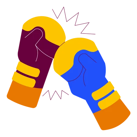 Boxing gloves  Illustration