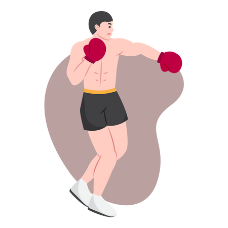 Boxing Martial arts  Illustration