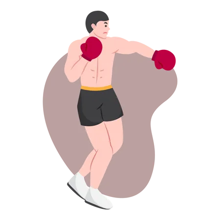 Boxing Martial arts  Illustration