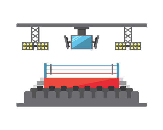 Boxing ring  Illustration