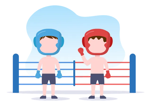 Boxspieler  Illustration