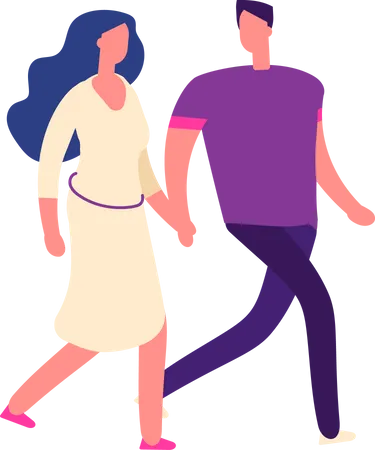 Couple Relationship Set Happy Couples Boyfriend Girlfriend Beautiful Young Romantic People Love Diverse Persons Gay Isolated Vectors Illustration Of Girlfriend And Woman Boyfriend With Woman Illustration