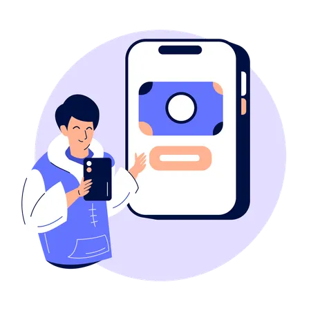 Boy card Limit crosses while doing online Transaction  Illustration
