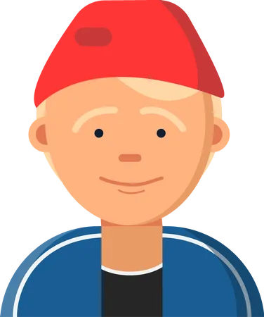 Boy Character  Illustration