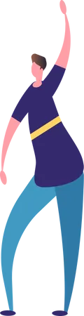 Boy Dancing  Illustration
