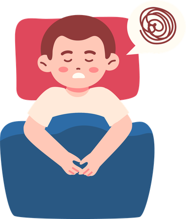 Boy Dreaming  Illustration