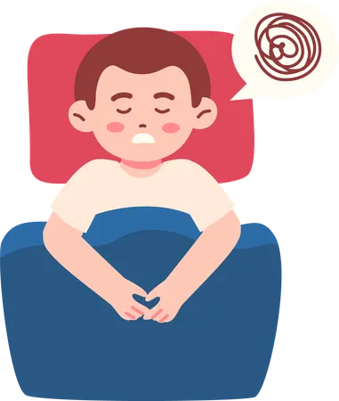 Boy Dreaming  Illustration
