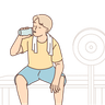 hydration illustration svg