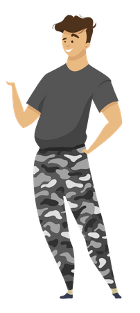 Boy explorer  Illustration