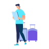 illustration holding file