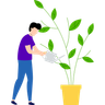 illustration for water plants