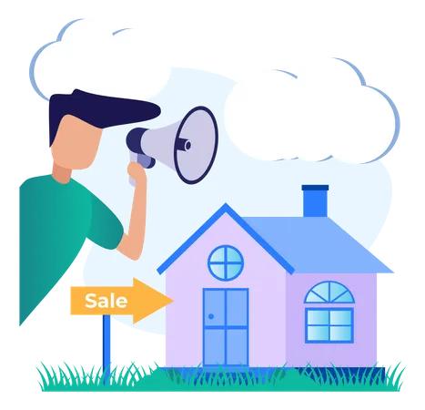 Illustration Vector Graphic Cartoon Character Of Mortgage Illustration