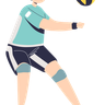 illustrations of boy sports training