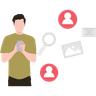 illustrations of search people