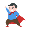 super hero costume illustration