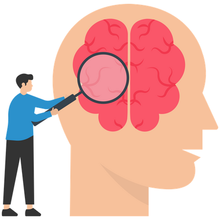 Brain Analysis  Illustration