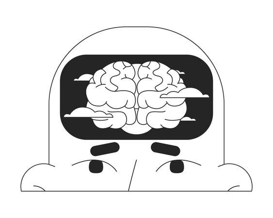 Brain fog  Illustration