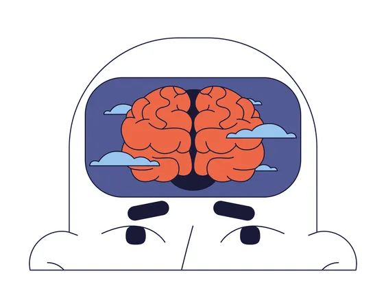 Brain fog  Illustration