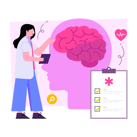 Brain Report  Illustration