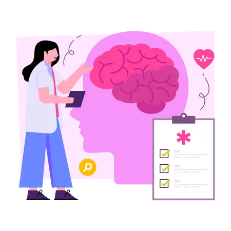 Brain Report  Illustration