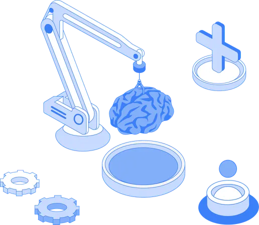 Brain treatment  Illustration