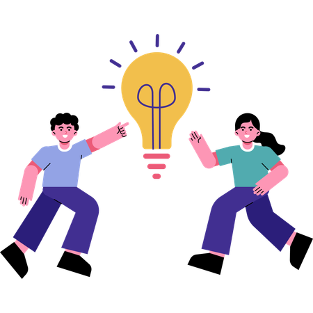Brainstorming collaboratif  Illustration