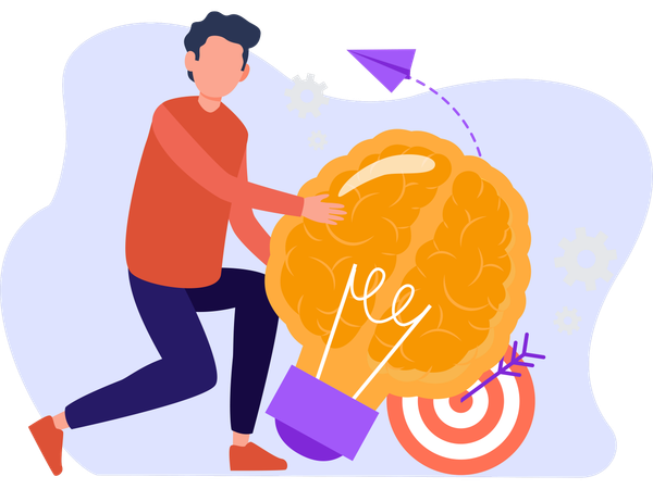 Brainstorming de equipe  Ilustração