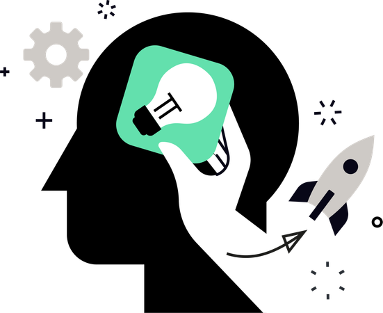 Brainstorming d'entreprise  Illustration