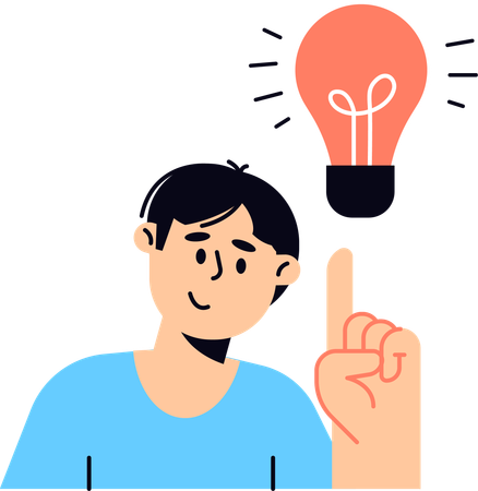 Brainstorming für Unternehmen  Illustration
