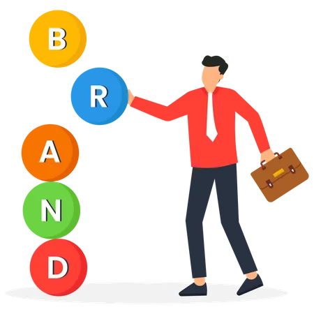 Brand awareness Illustration