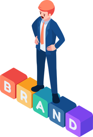 Brand Building and Personal Branding  Illustration