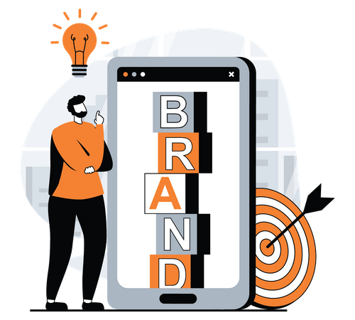 Brand Business Idea  일러스트레이션