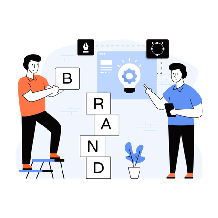 Brand Creation  Illustration