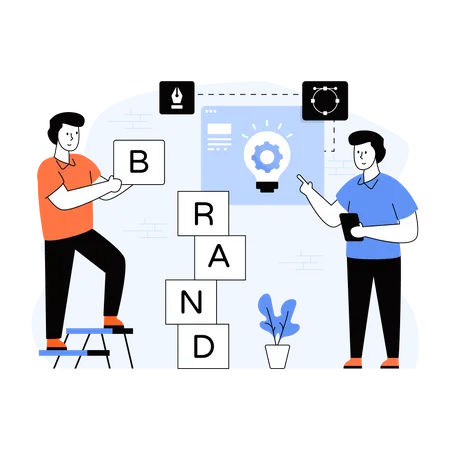 Brand Creation  Illustration